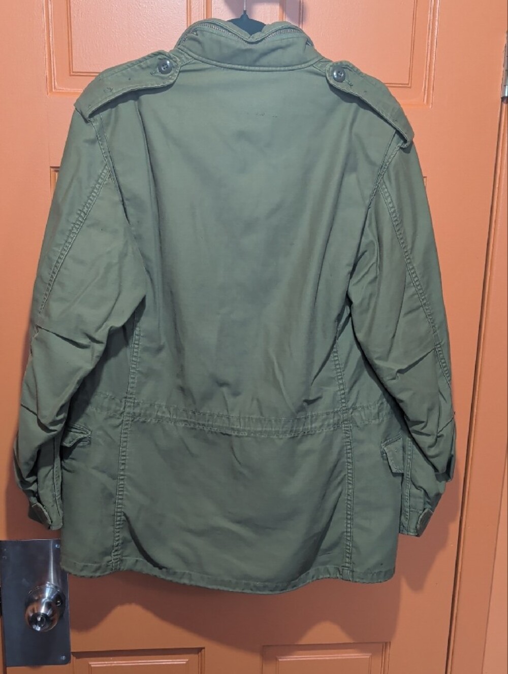 Vintage 70s U.S. Army Olive Green OG-107 M65 Field Jacket - Picture 5 of 12